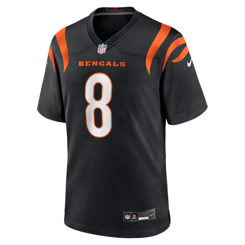 Ryan Rehkow Cincinnati Bengals Black Game Jersey