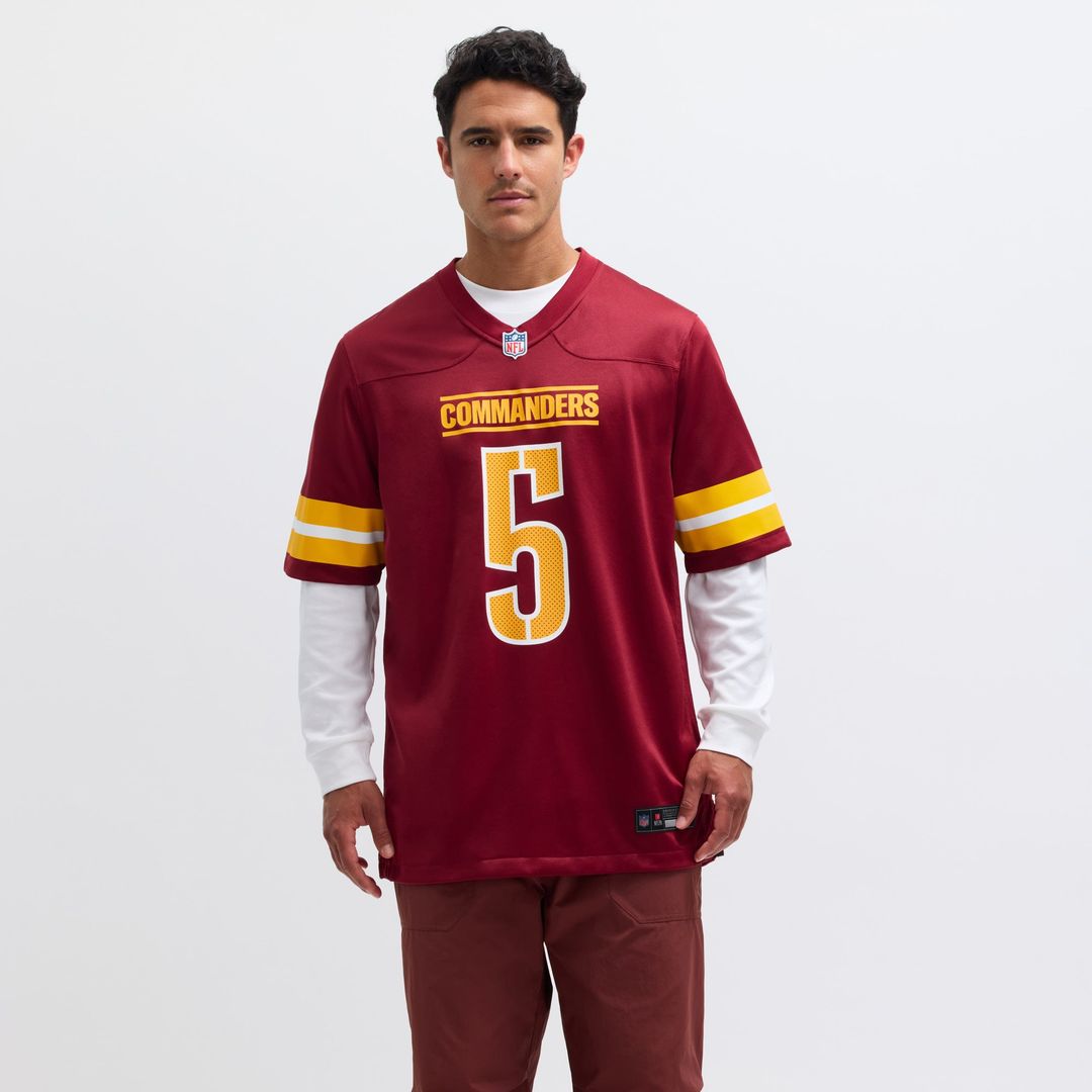 Jayden Daniels Washington Commanders Burgundy Player Game Jersey