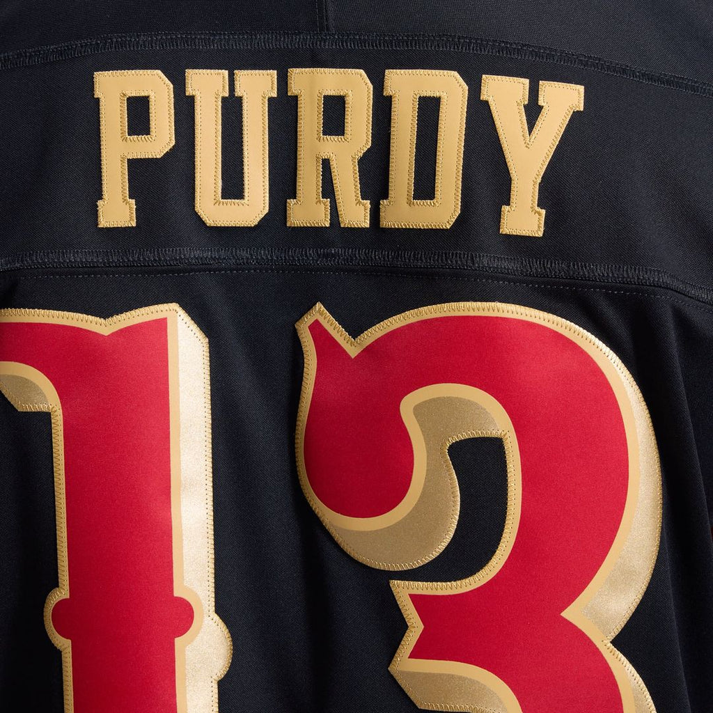 Brock Purdy San Francisco 49ers Black Rivalries Collection Stitched Limited Jersey