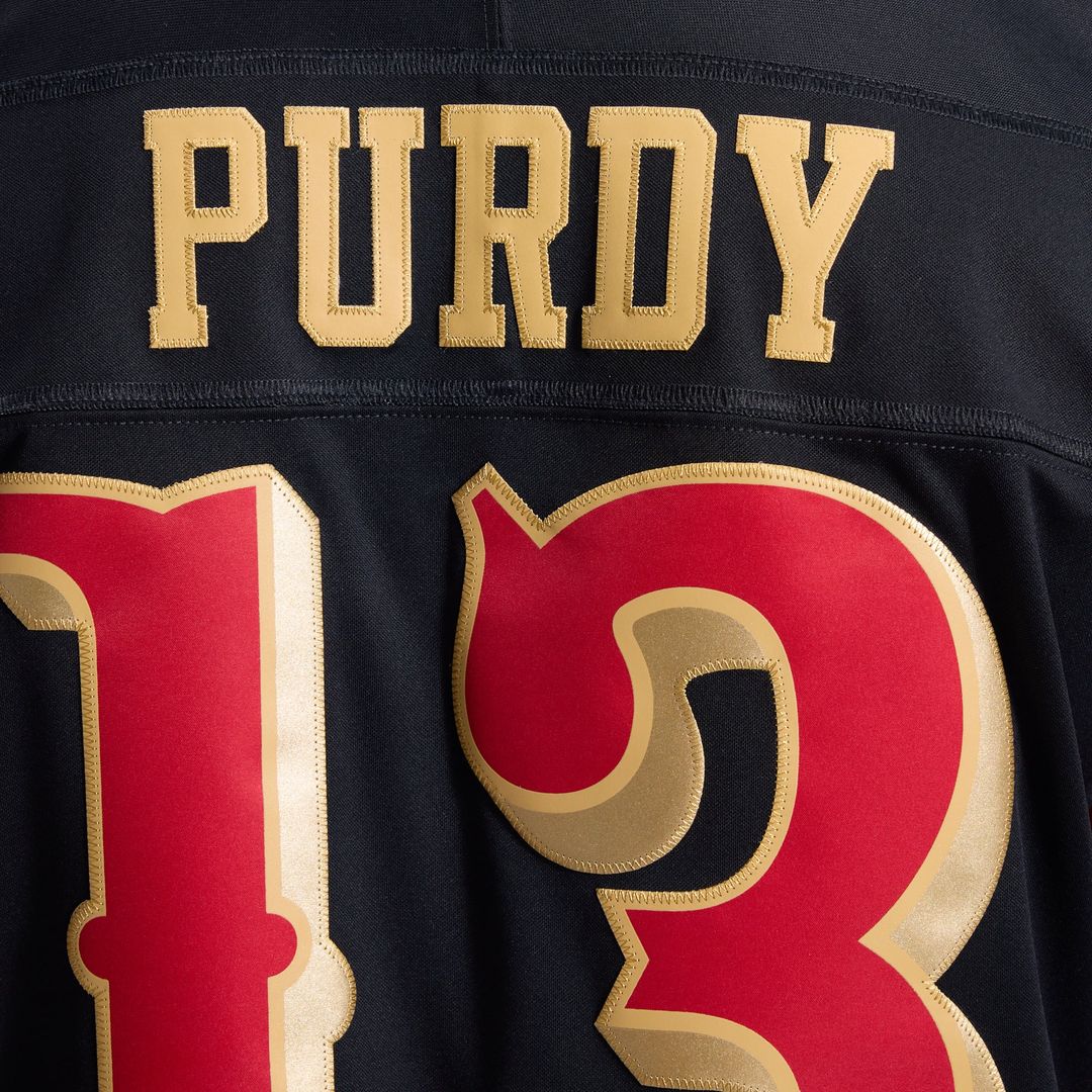 Brock Purdy San Francisco 49ers Black Rivalries Collection Stitched Limited Jersey