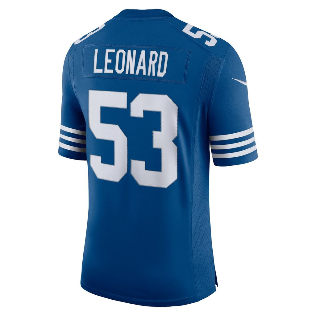 Darius Leonard Indianapolis Colts Royal Alternate Vapor Limited Jersey