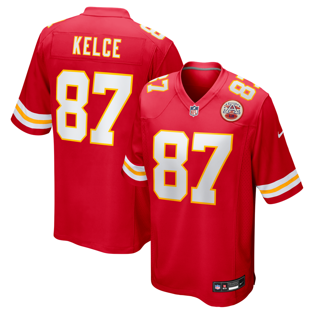 Travis Kelce Kansas City Chiefs Red Game Jersey