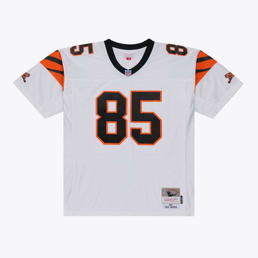 Chad Johnson Cincinnati Bengals White 2001 Legacy Replica Player Jersey