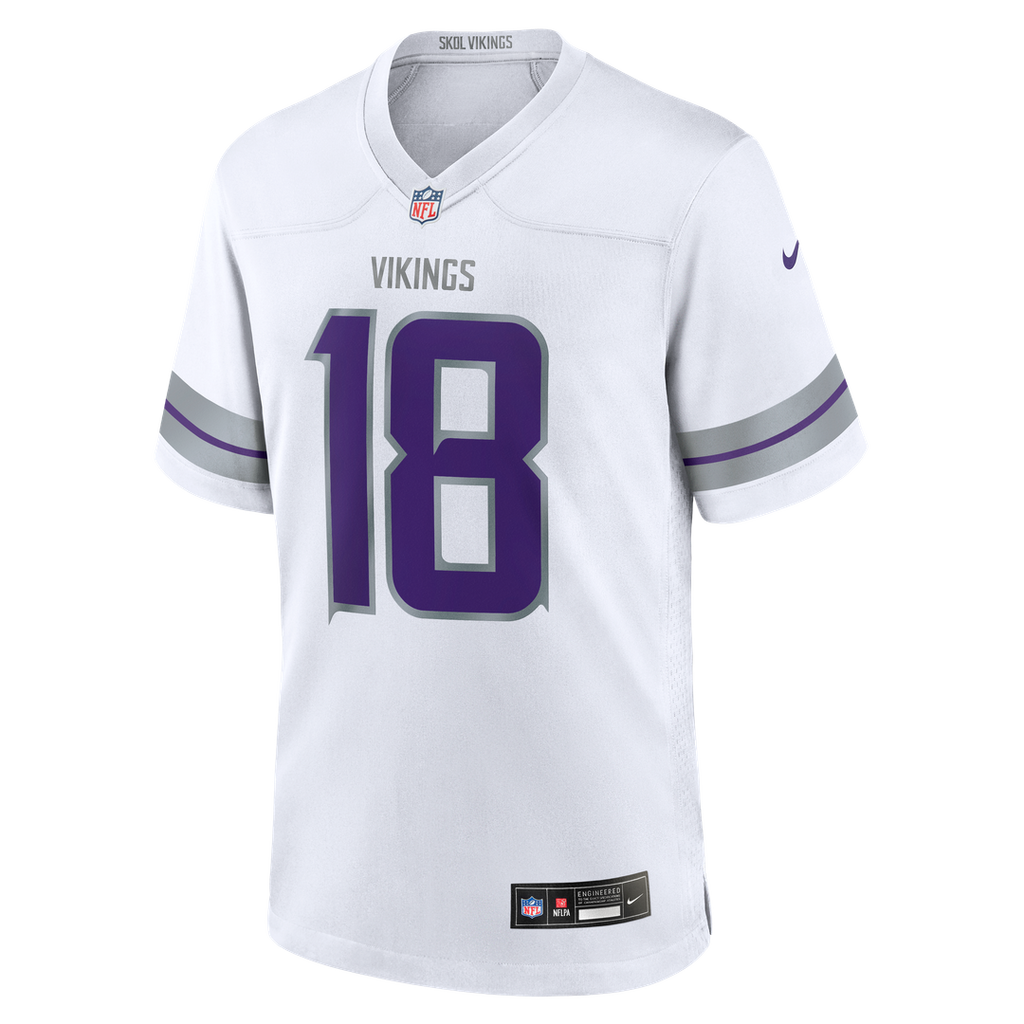 Justin Jefferson Minnesota Vikings Purple Classic Player Game Jersey