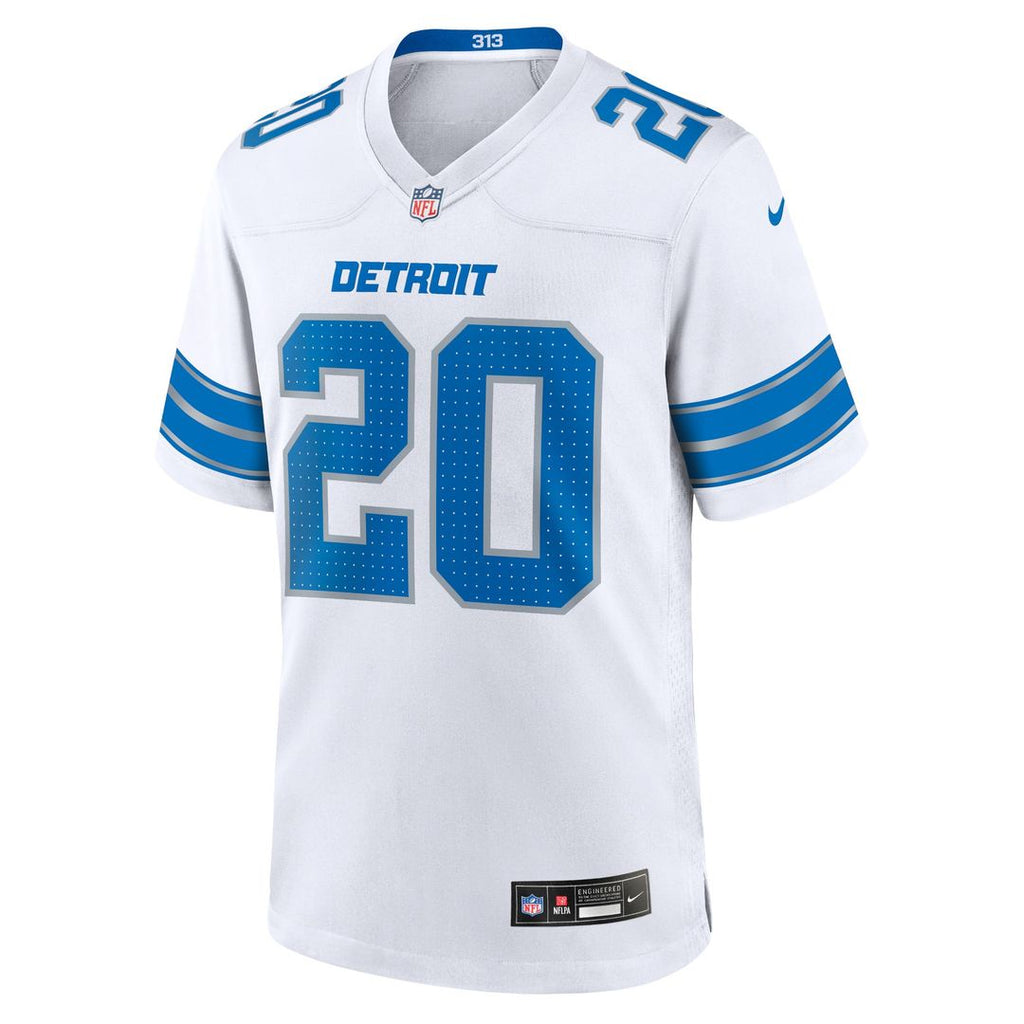 Barry Sanders Detroit Lions Blue Retired Player Game Jersey