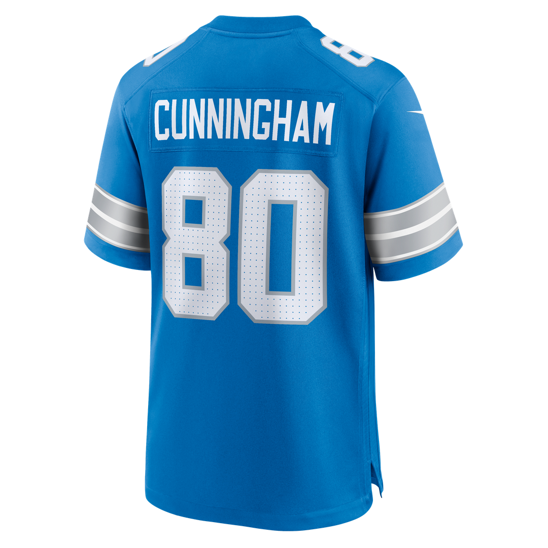 Malik Cunningham Detroit Lions Blue Team Game Jersey