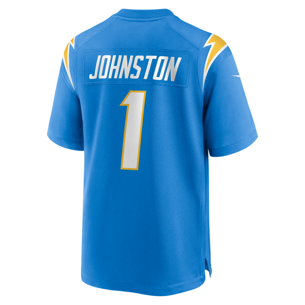 Quentin Johnston Los Angeles Chargers Gold Alternate Charger Power Game Player Jersey