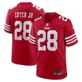 Darrell Luter Jr. San Francisco 49ers Scarlet Game Jersey