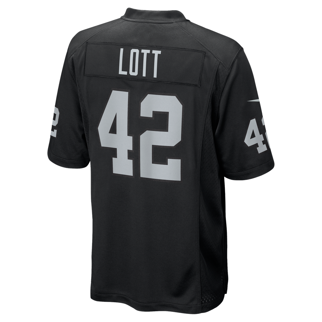Ronnie Lott Las Vegas Raiders Black Game Retired Player Jersey