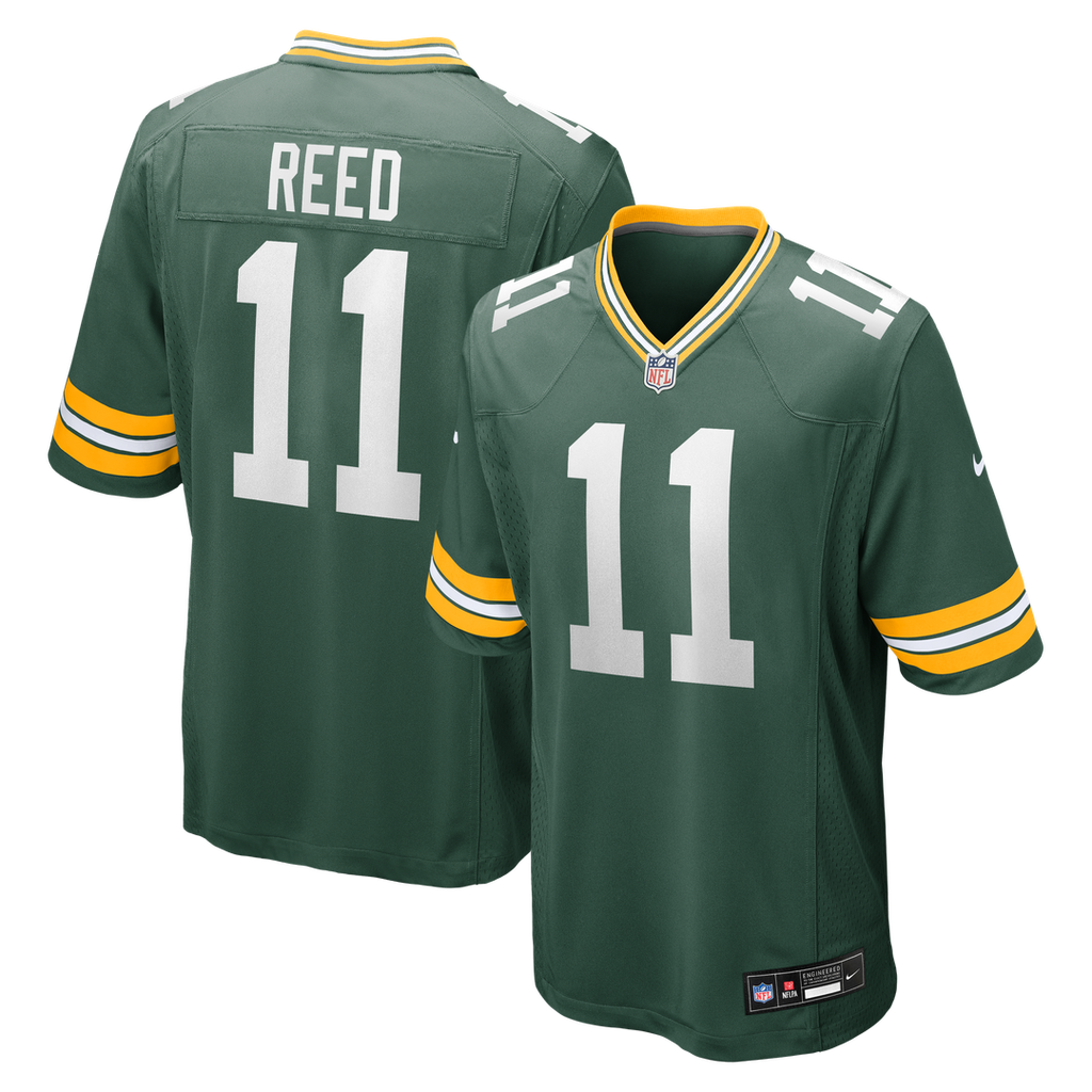 Jayden Reed Green Bay Packers Green Game Jersey