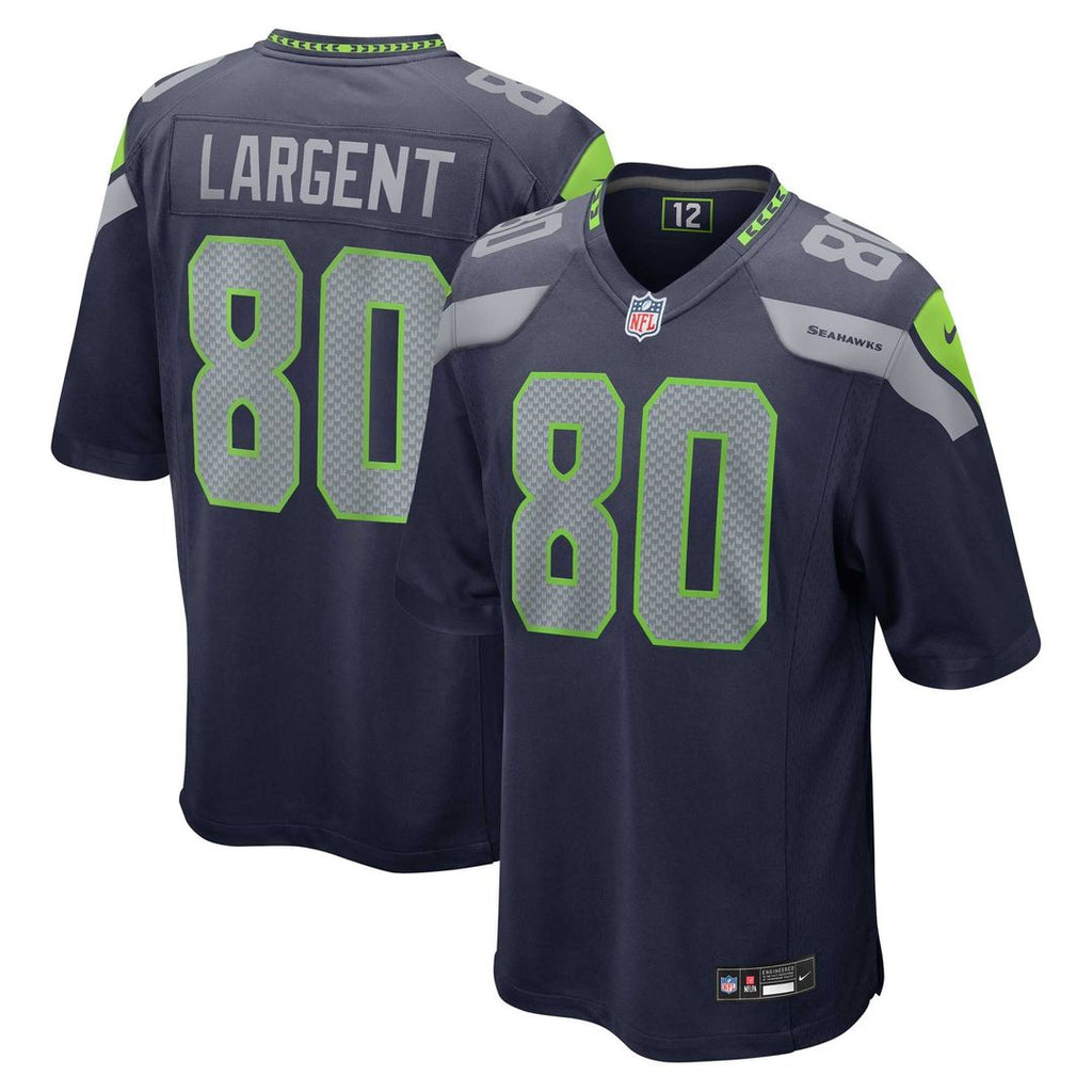 Steve Largent Seattle Seahawks College Navy Retired Player Game Jersey
