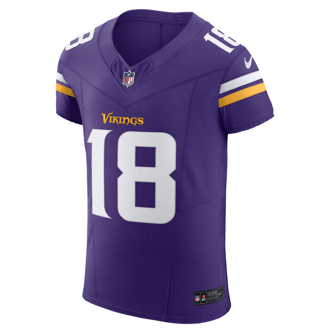 Justin Jefferson Minnesota Vikings Purple Team Vapor F.U.S.E. Elite Jersey