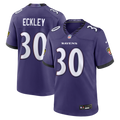 Ryan Eckley Baltimore Ravens Purple Team Game Jersey
