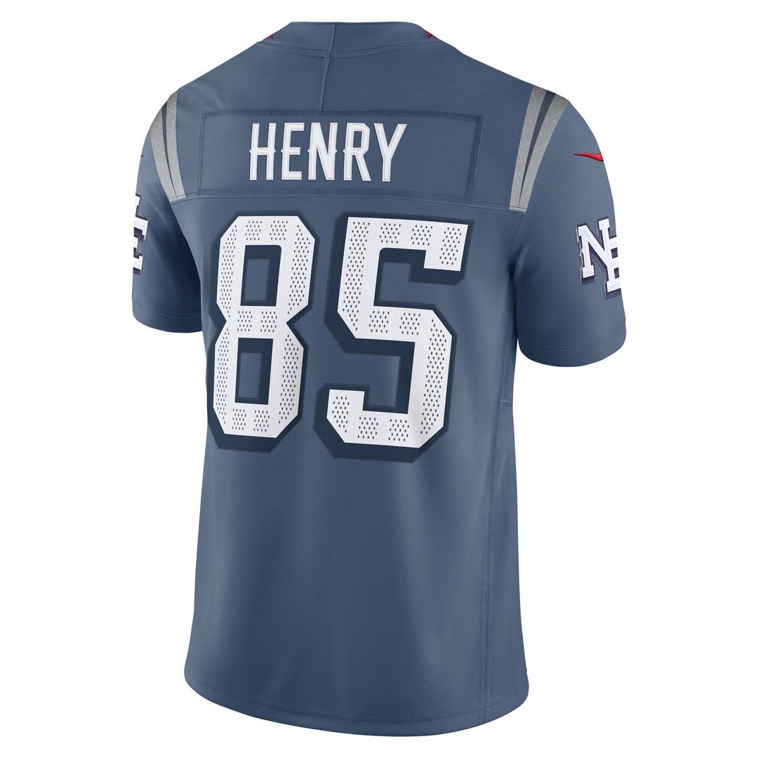 Hunter Henry New England Patriots Blue Rivalries Collection Stitched Limited Jersey