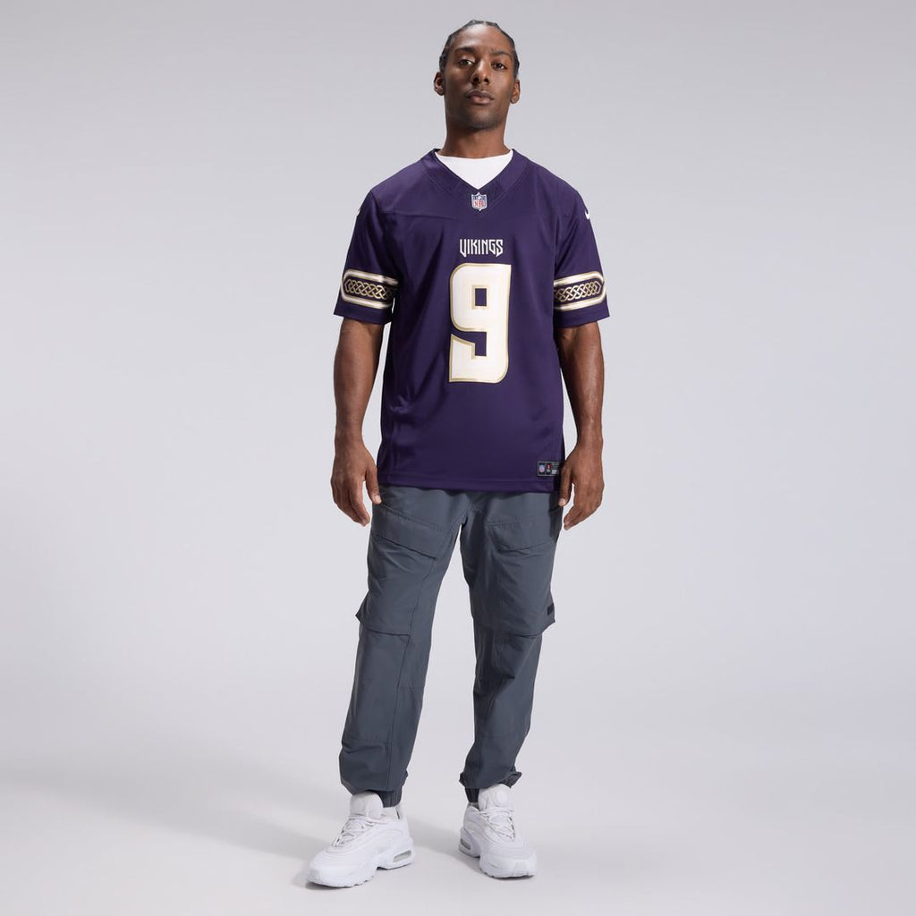 J.J. McCarthy Minnesota Vikings Purple 2026 Rivalries Collection Stitched Limited Jersey