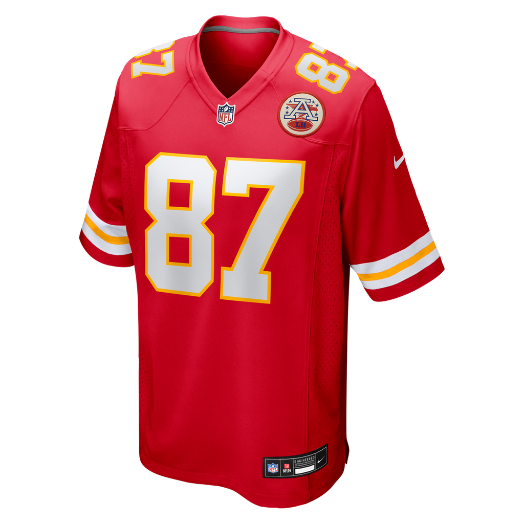 Travis Kelce Kansas City Chiefs White Player Game Jersey
