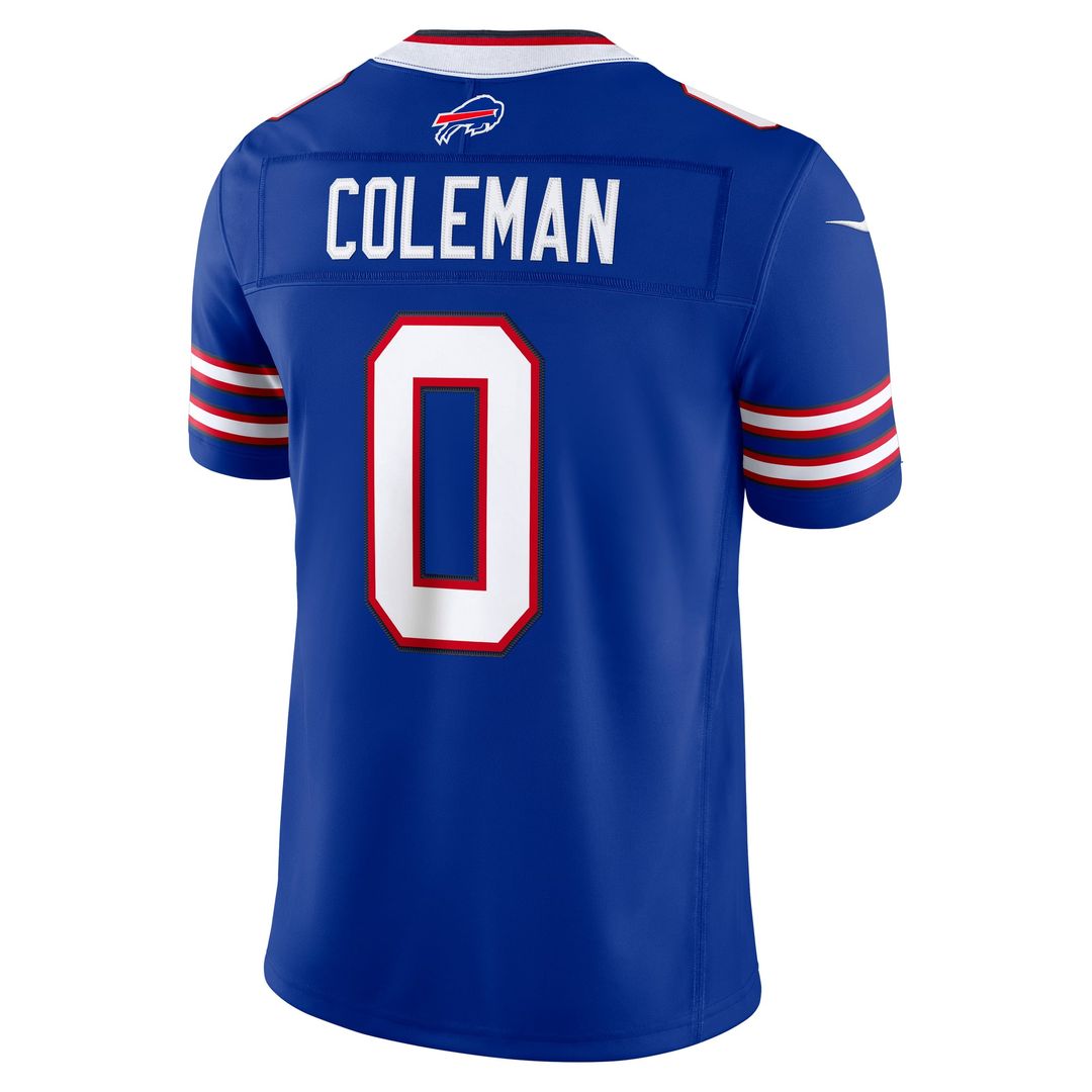 Keon Coleman Buffalo Bills Royal Team Vapor F.U.S.E. Stitched Limited Jersey