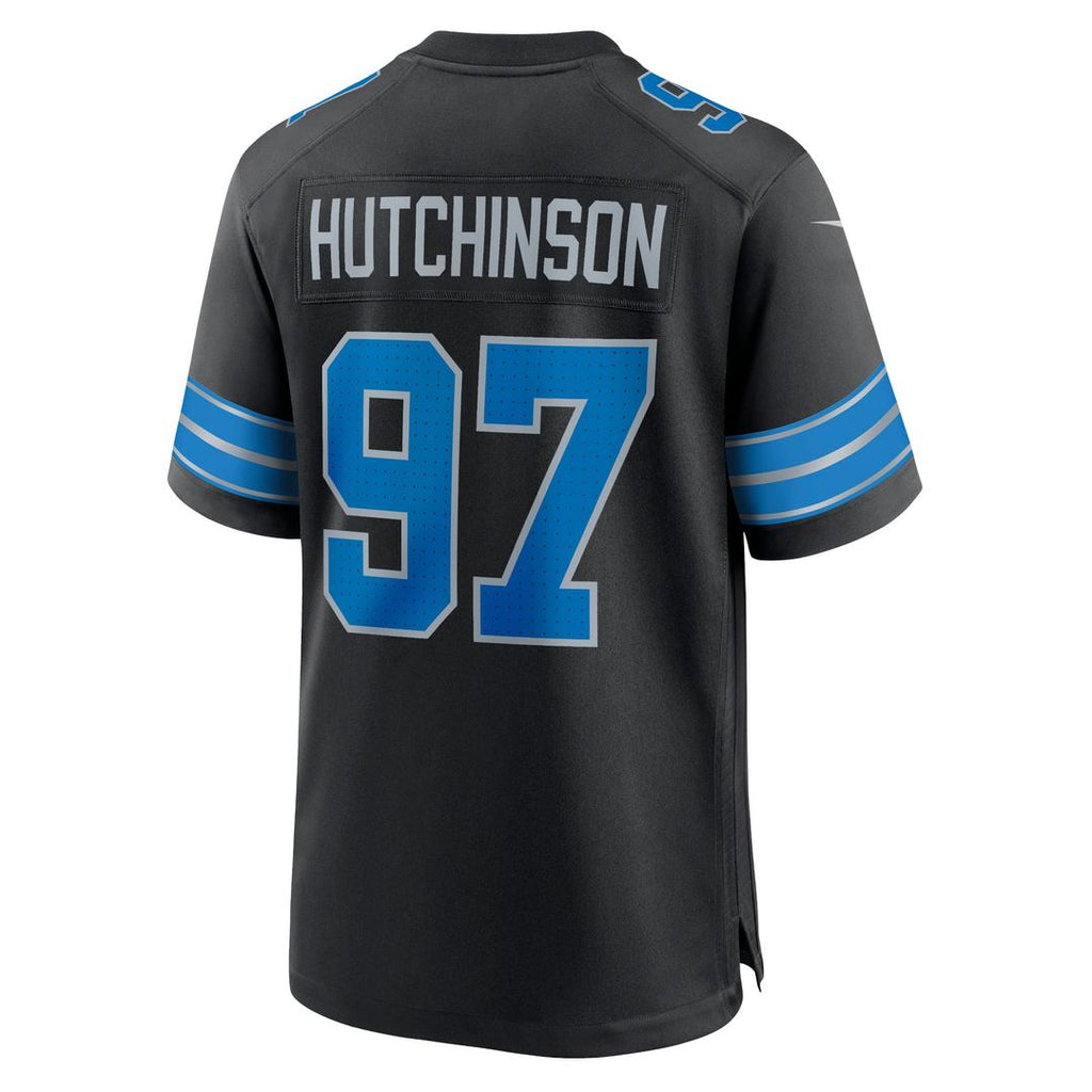 Aidan Hutchinson Detroit Lions Black 2nd Alternate Game Jersey