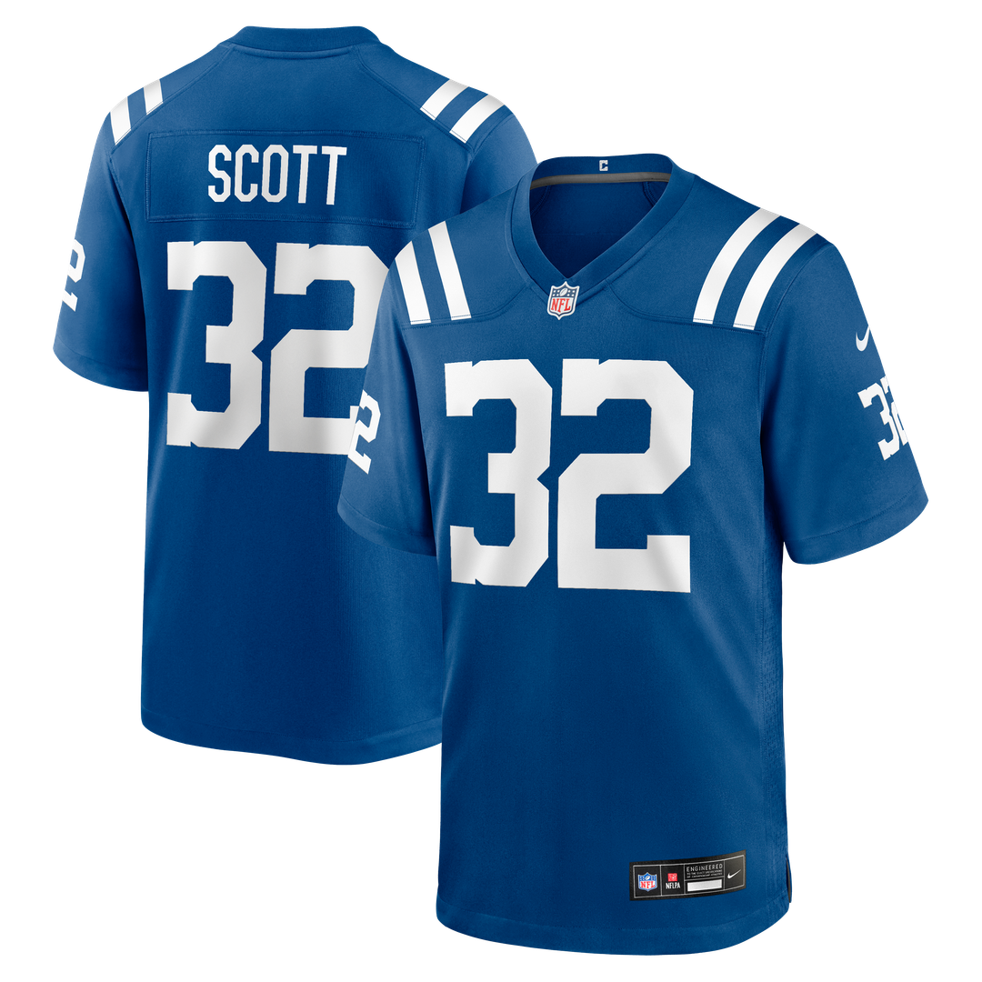 Daniel Scott Indianapolis Colts Royal Team Game Jersey