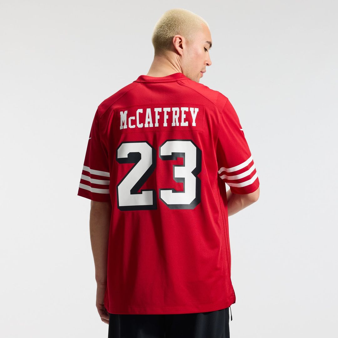 Christian McCaffrey San Francisco 49ers Scarlet Alternate Game Player Jersey