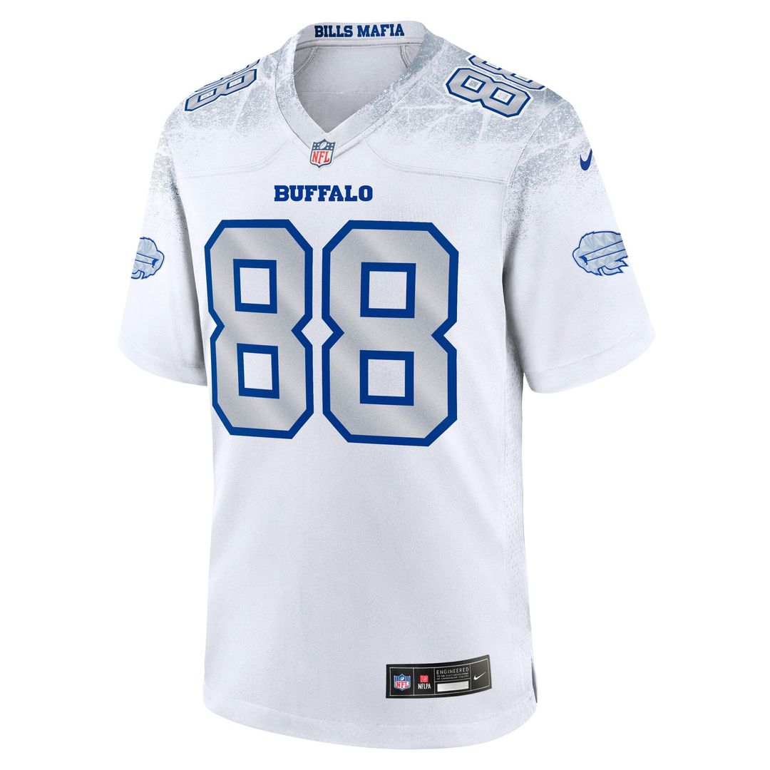 Dawson Knox Buffalo Bills White Rivalries Collection Game Jersey