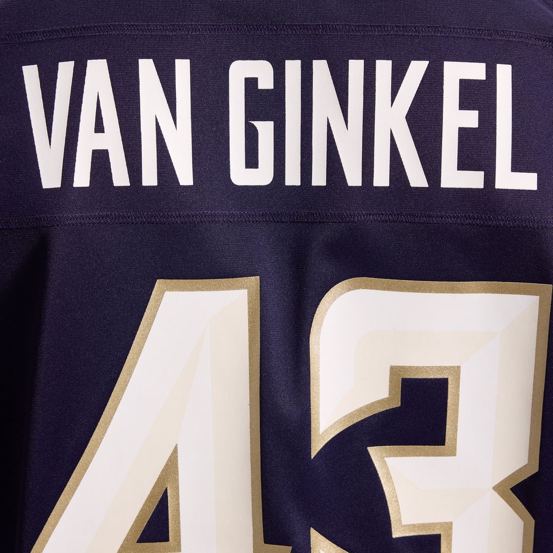 Andrew Van Ginkel Minnesota Vikings Purple 2026 Rivalries Collection Game Jersey