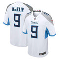 Steve McNair Tennessee Titans White Retired Player Game Jersey