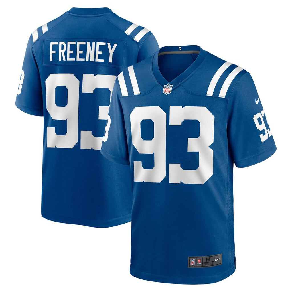 Dwight Freeney Indianapolis Colts Royal Team Retired Player Game Jersey