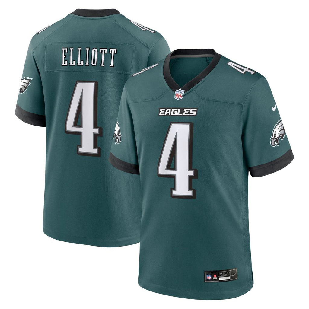 Jake Elliott Philadelphia Eagles Midnight Green Team Game Jersey