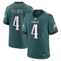 Jake Elliott Philadelphia Eagles Midnight Green Team Game Jersey