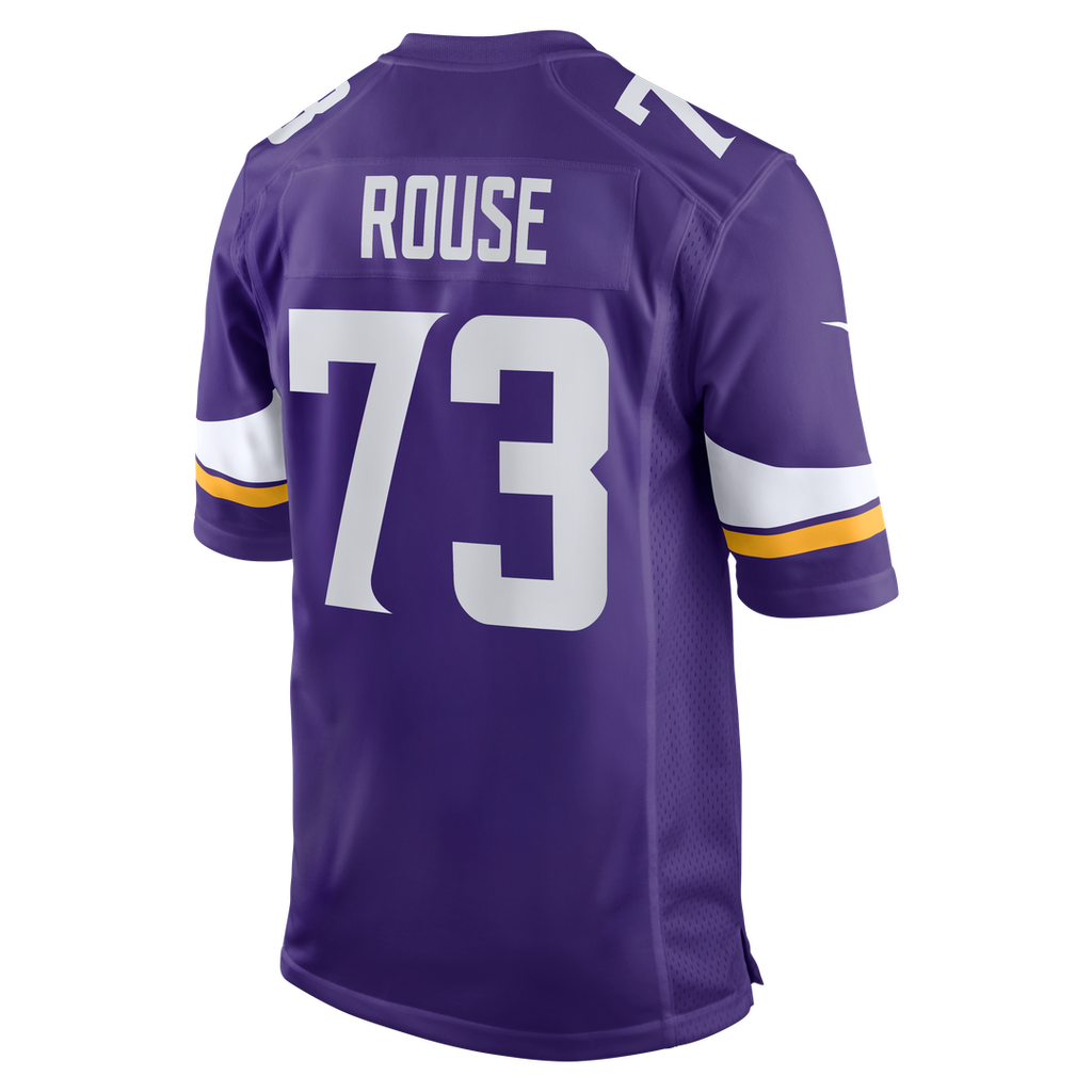 Walter Rouse Minnesota Vikings Purple Team Game Jersey