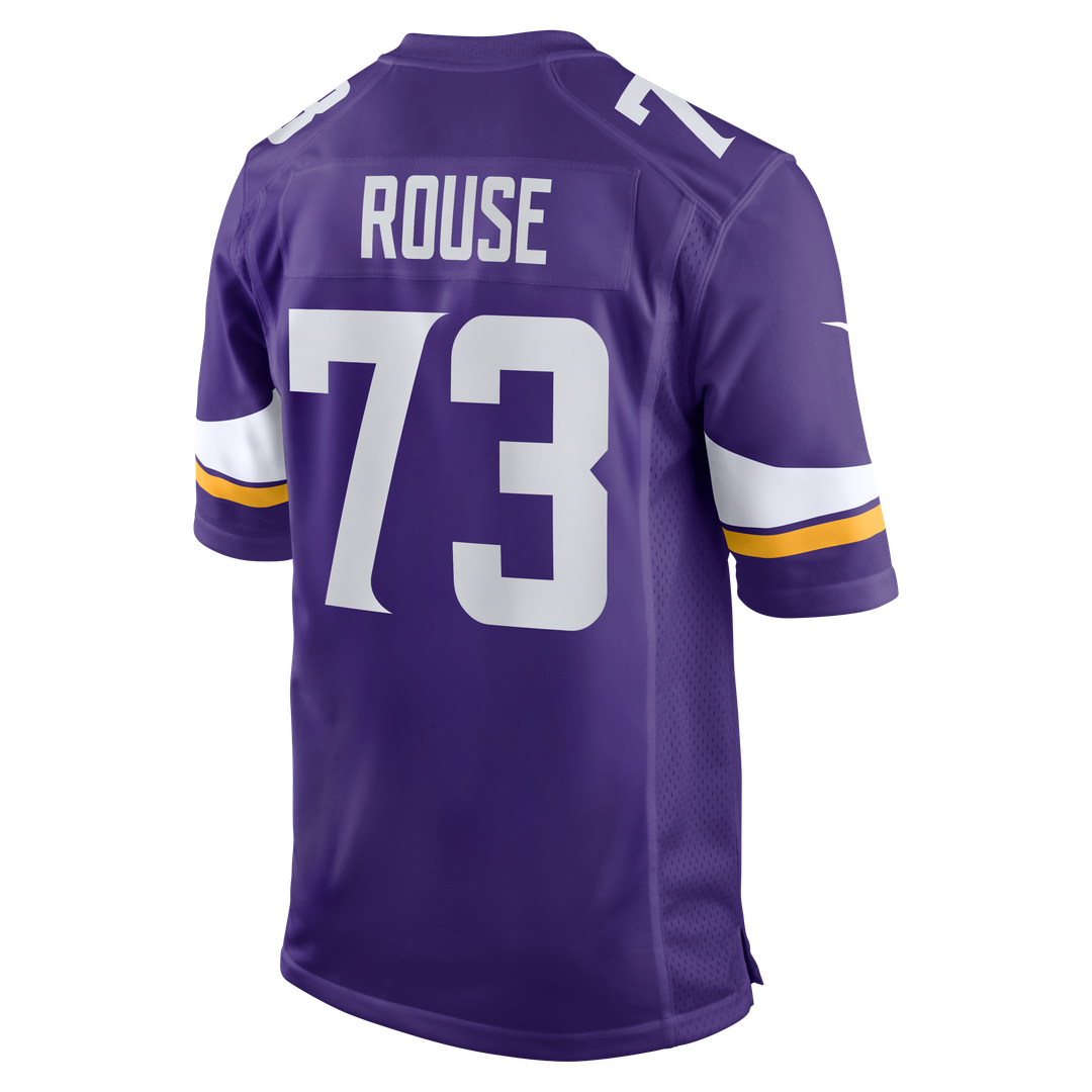 Walter Rouse Minnesota Vikings Purple Team Game Jersey