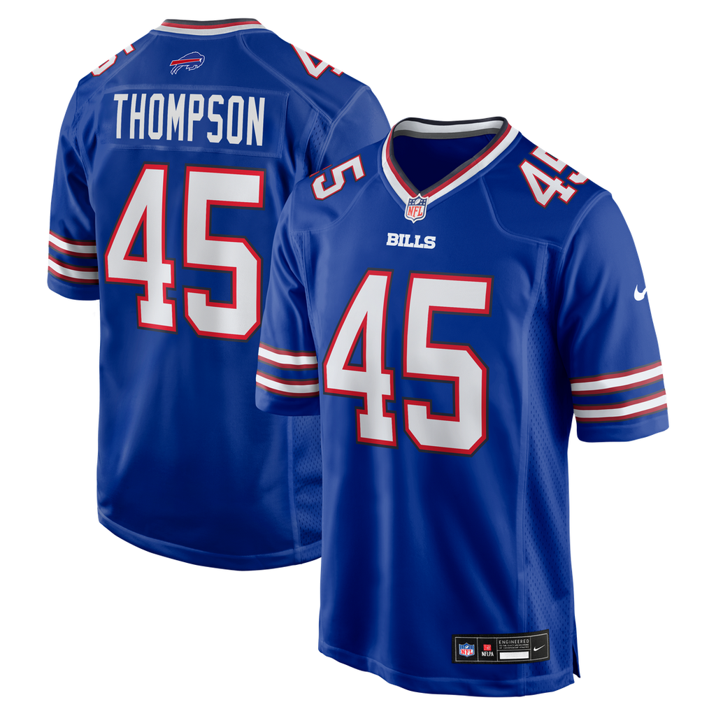 Shaq Thompson Buffalo Bills Royal Team Game Jersey