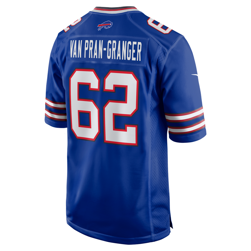 Sedrick Van Pran-Granger Buffalo Bills Royal Game Jersey