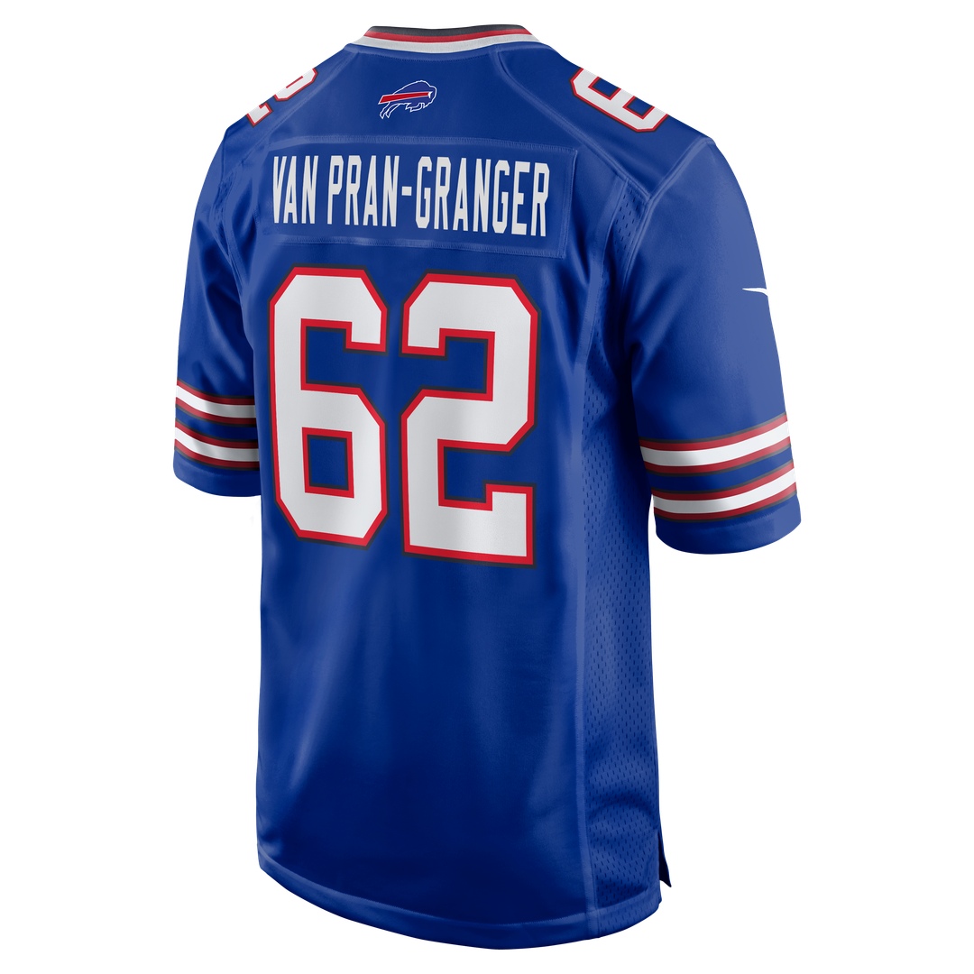Sedrick Van Pran-Granger Buffalo Bills Royal Game Jersey