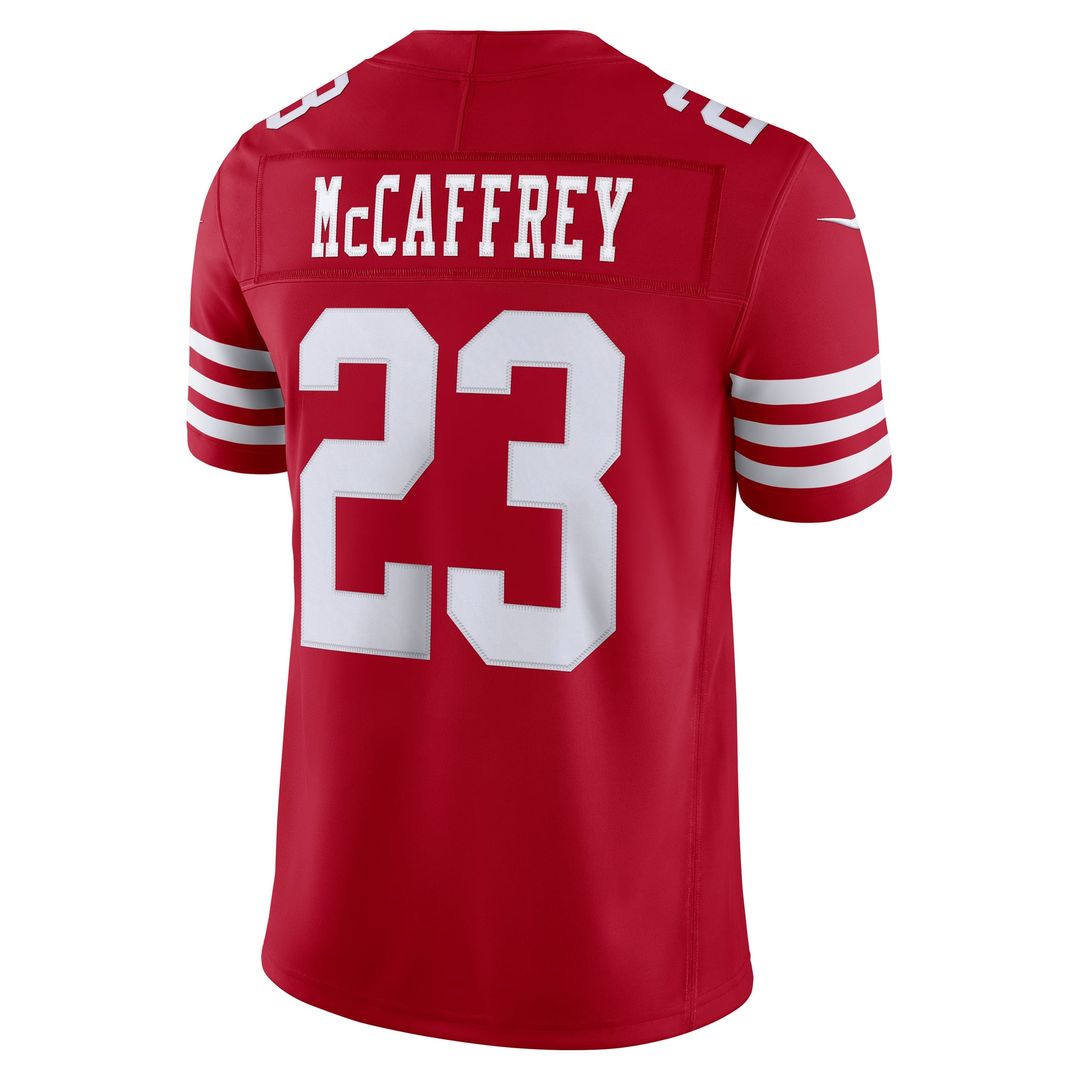 Christian McCaffrey San Francisco 49ers White Alternate Vapor F.U.S.E. Stitched Limited Jersey