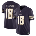 Justin Jefferson Minnesota Vikings Purple 2026 Rivalries Collection Stitched Limited Jersey