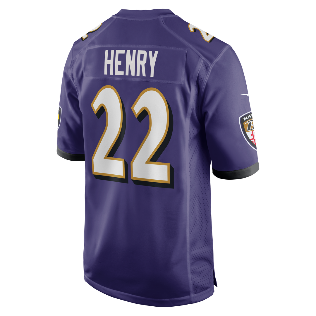 Derrick Henry Baltimore Ravens Purple Game Player Jersey