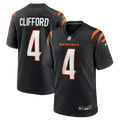 Sean Clifford Cincinnati Bengals Black Team Game Jersey