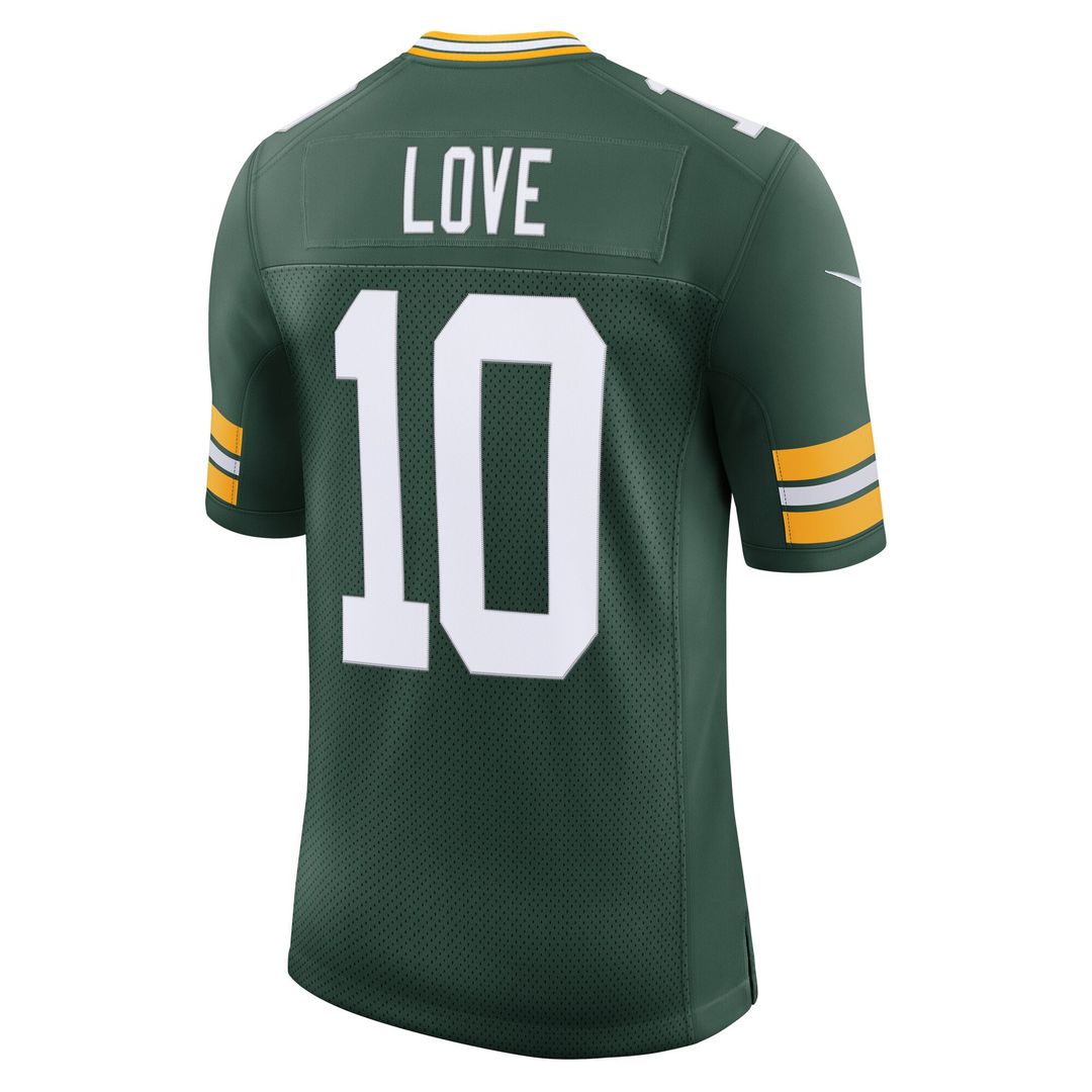 Jordan Love Green Bay Packers Green Team Vapor Untouchable Limited Jersey