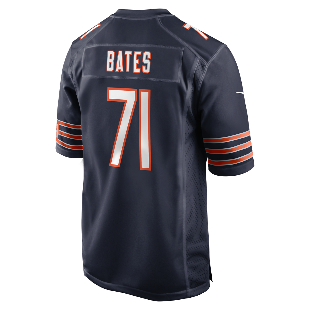 Ryan Bates Chicago Bears Navy Game Jersey