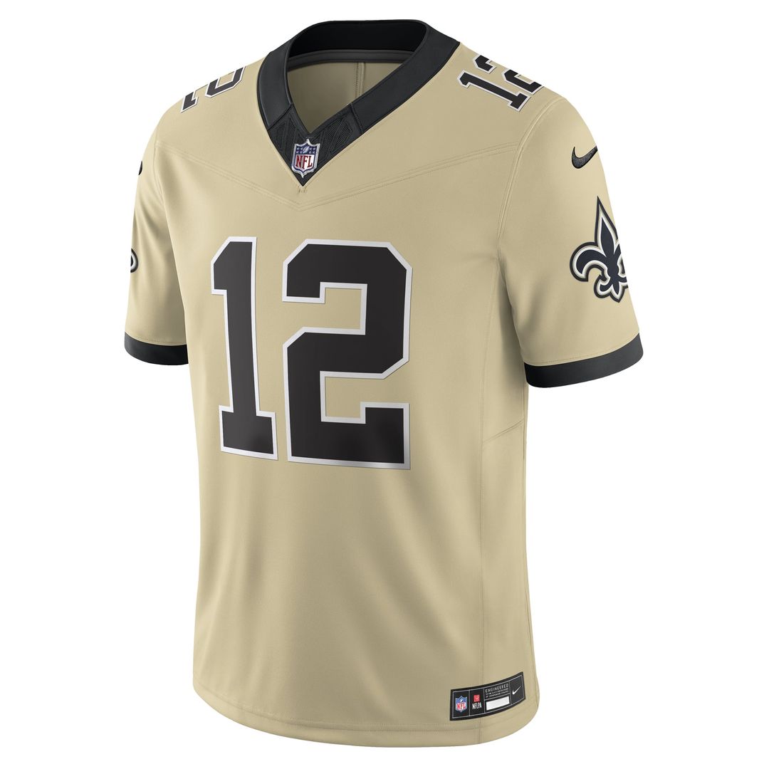 Chris Olave New Orleans Saints Gold Alternate Gameday Golds Alternate Vapor F.U.S.E. Limited Jersey