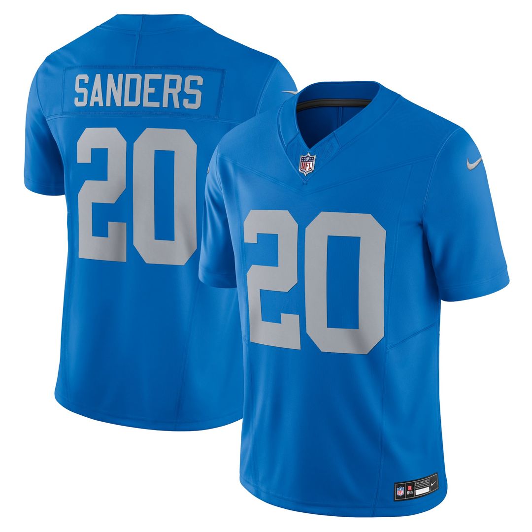 Barry Sanders Detroit Lions Blue Vapor F.U.S.E. Alternate Limited Jersey