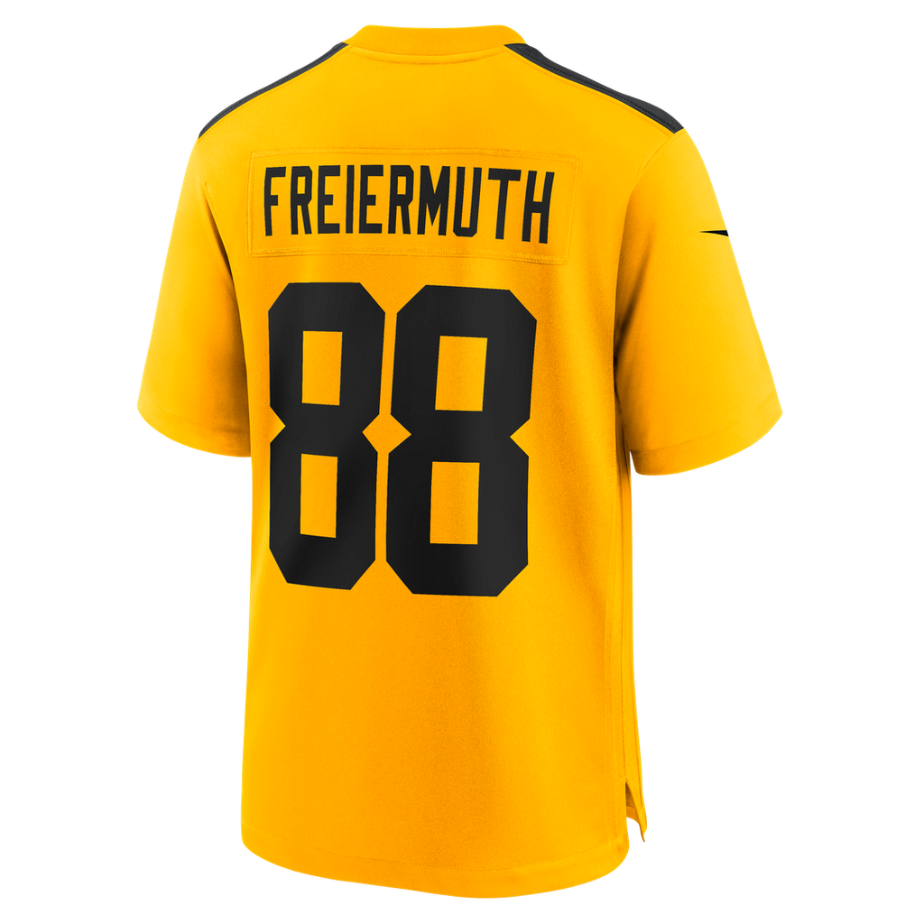Pat Freiermuth Pittsburgh Steelers Black Game Jersey
