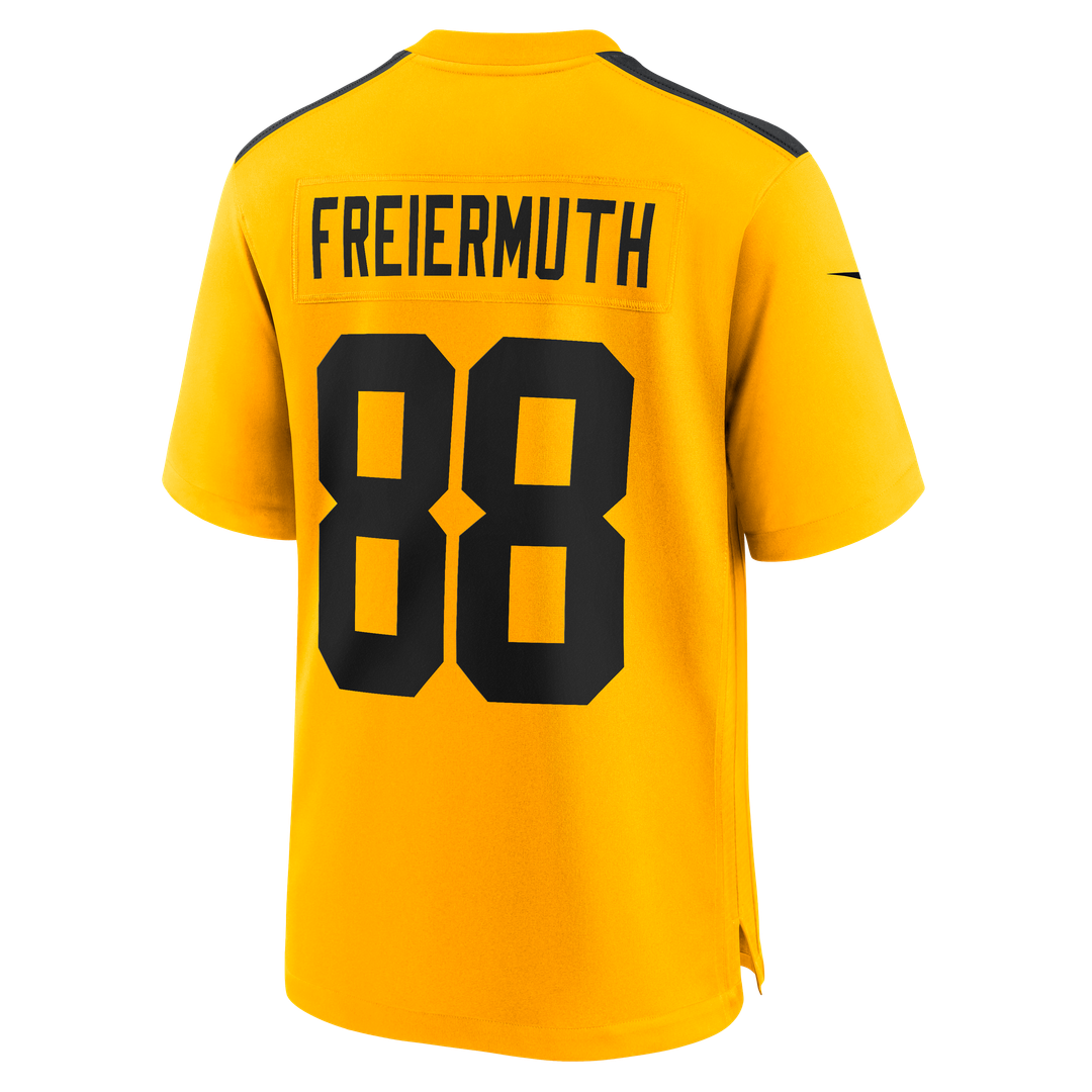 Pat Freiermuth Pittsburgh Steelers Black Game Jersey