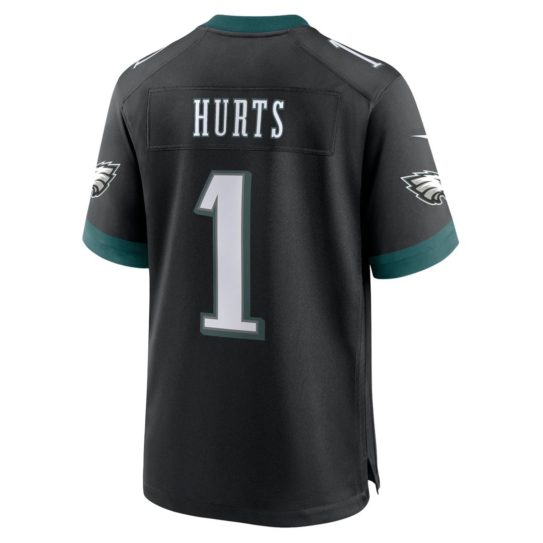 Jalen Hurts Philadelphia Eagles Black Alternate Game Jersey