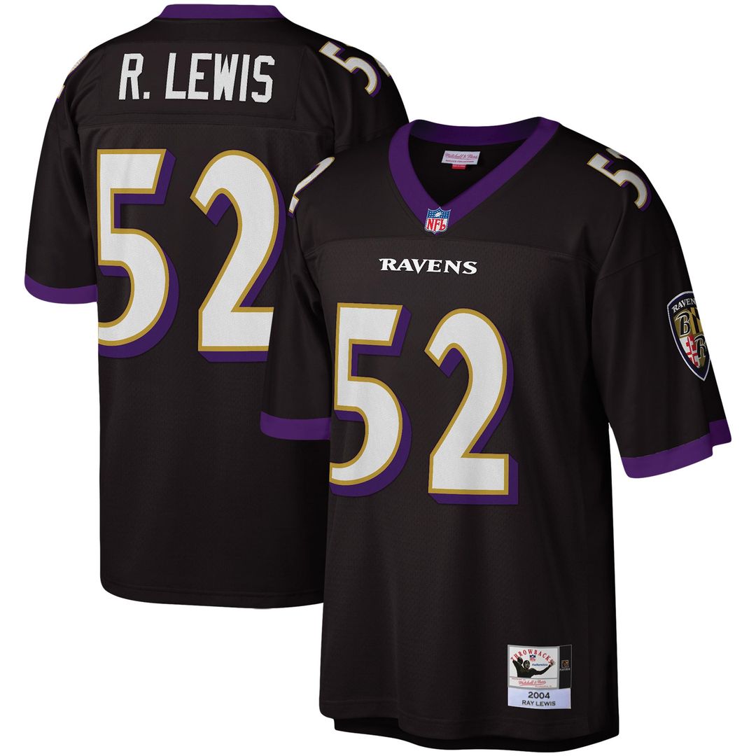 Ray Lewis Baltimore Ravens Black Legacy Replica Jersey