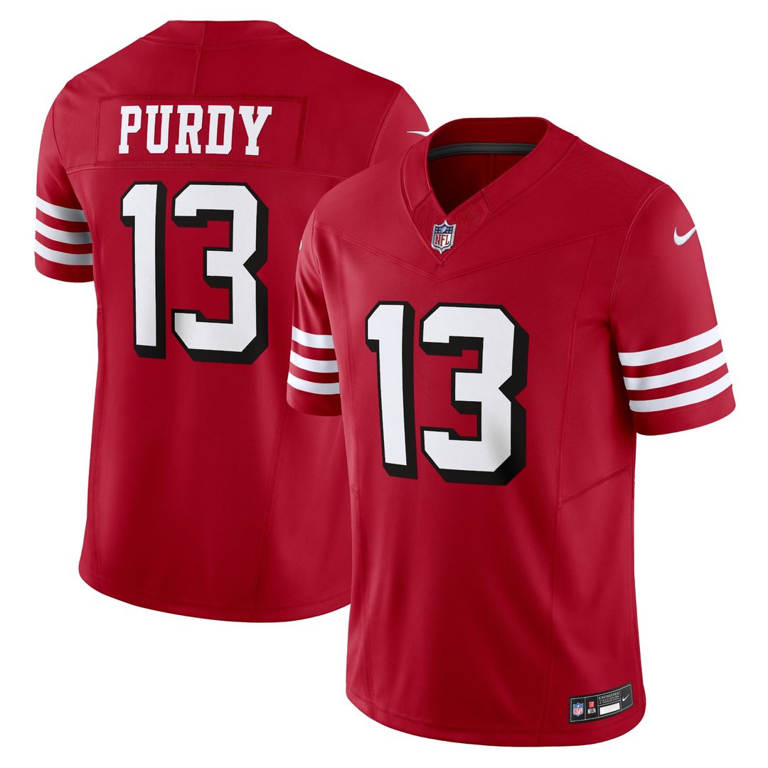 Brock Purdy San Francisco 49ers Scarlet Vapor F.U.S.E. Limited Jersey