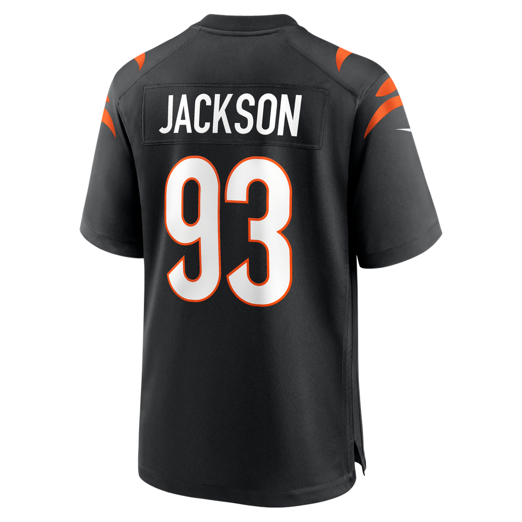 McKinnley Jackson Cincinnati Bengals Black Game Jersey