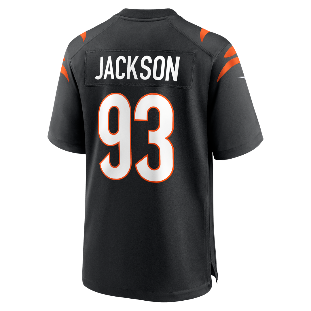 McKinnley Jackson Cincinnati Bengals Black Game Jersey